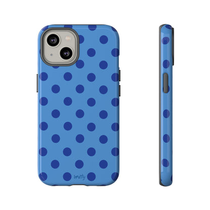 Blue Polka Dot Phone Case