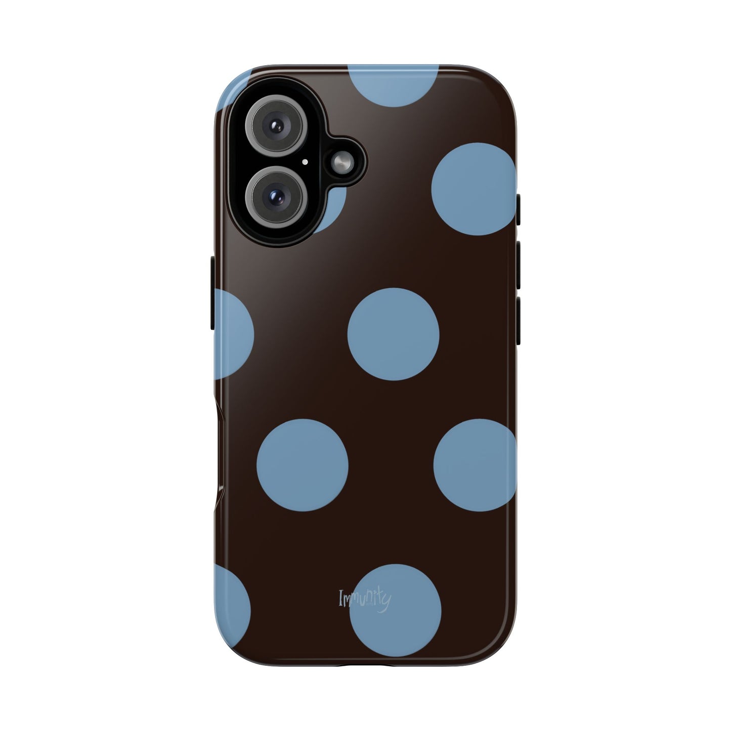Big Blue Polka Dot Phone Case