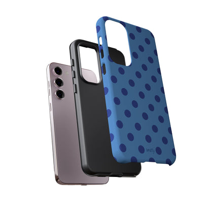 Blue Polka Dot Phone Case