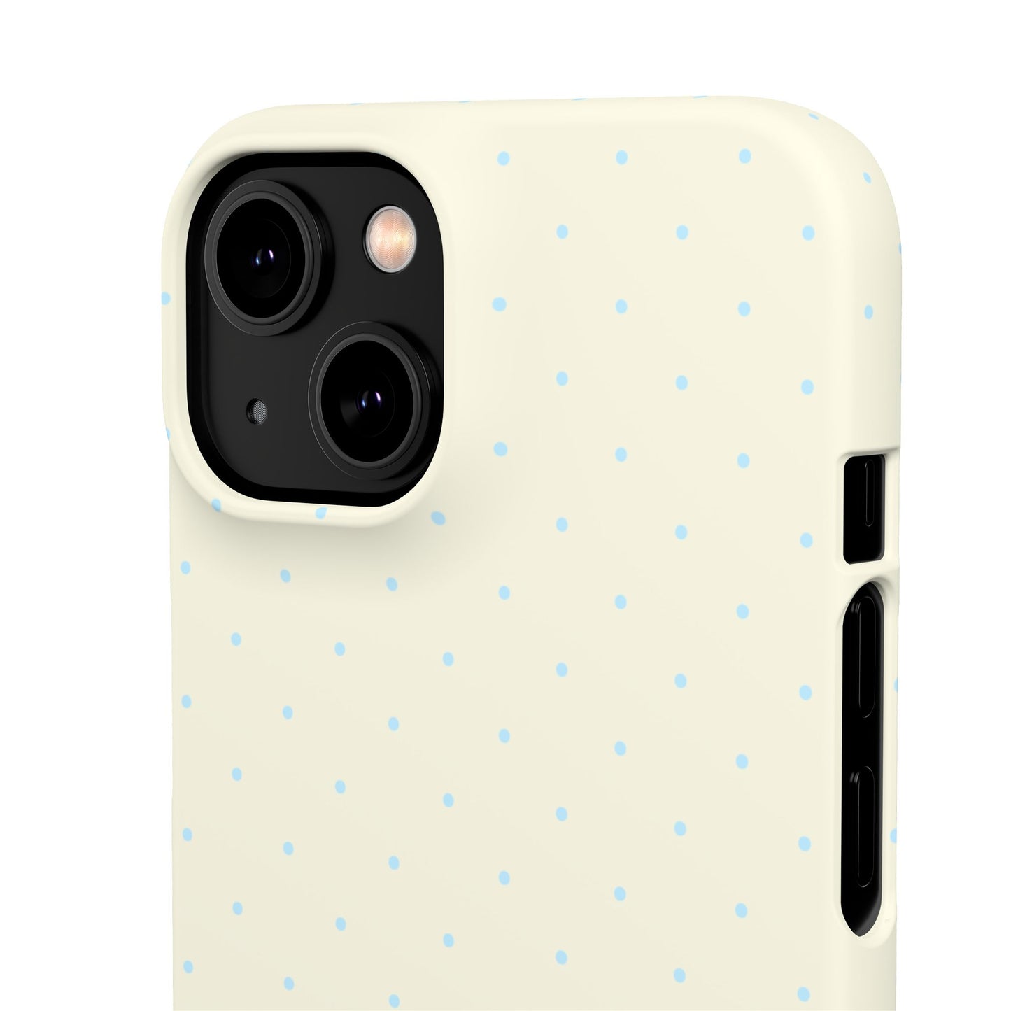 Mini Polka Dot (Blue) Snap Phone Case