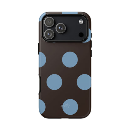 Big Blue Polka Dot Phone Case