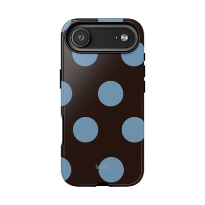 Big Blue Polka Dot Phone Case