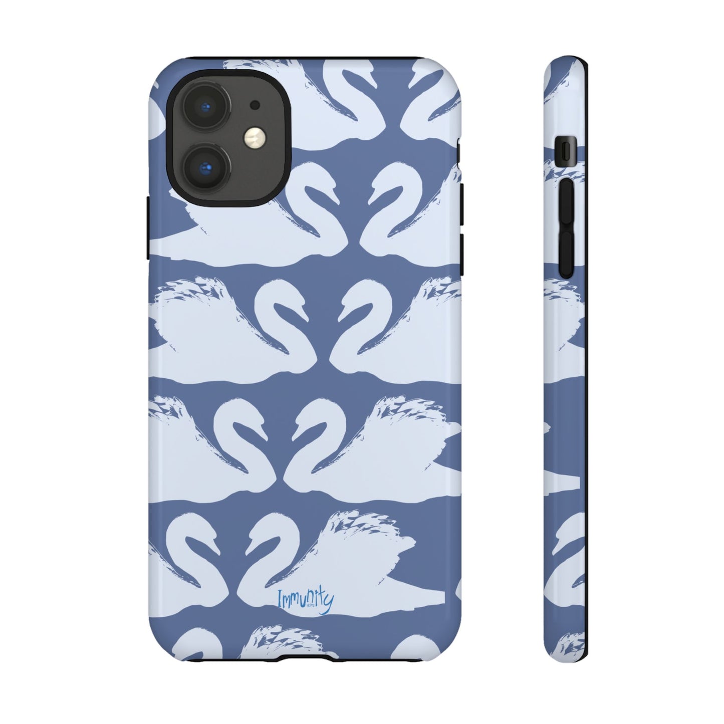 Swan Hearts Phone Case