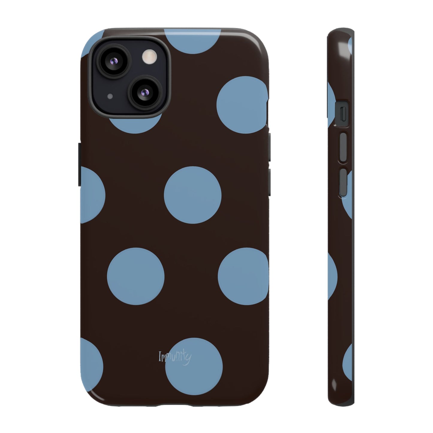 Big Blue Polka Dot Phone Case