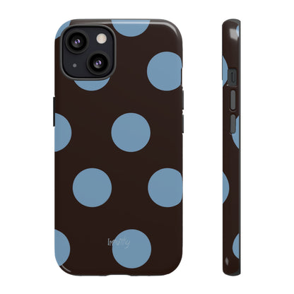 Big Blue Polka Dot Phone Case
