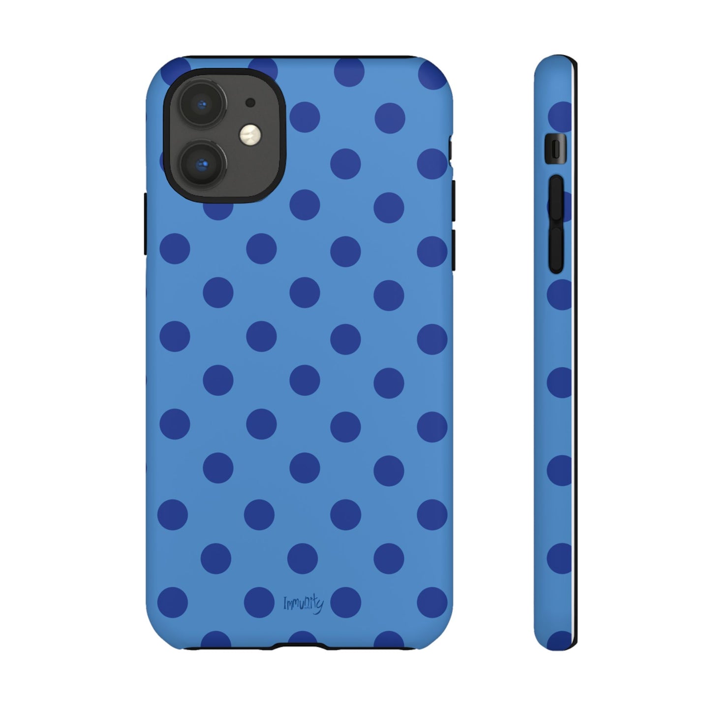 Blue Polka Dot Phone Case
