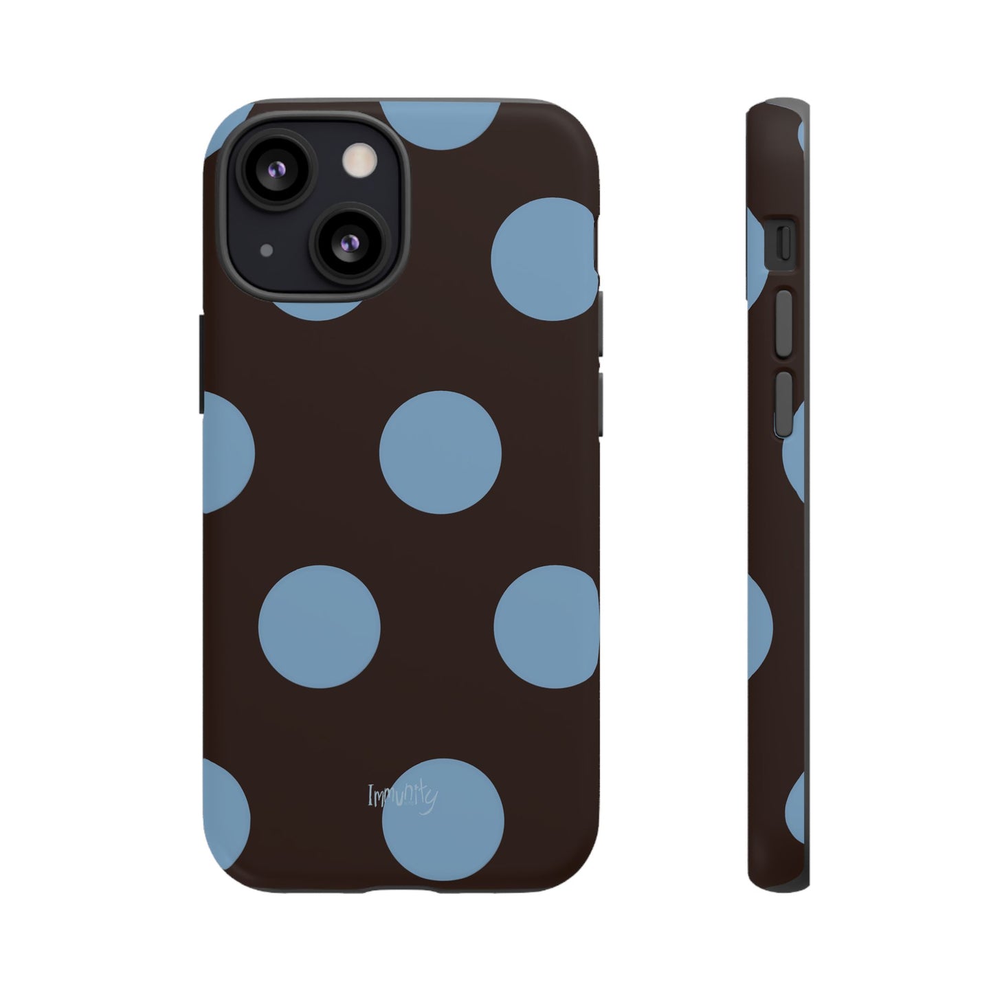 Big Blue Polka Dot Phone Case
