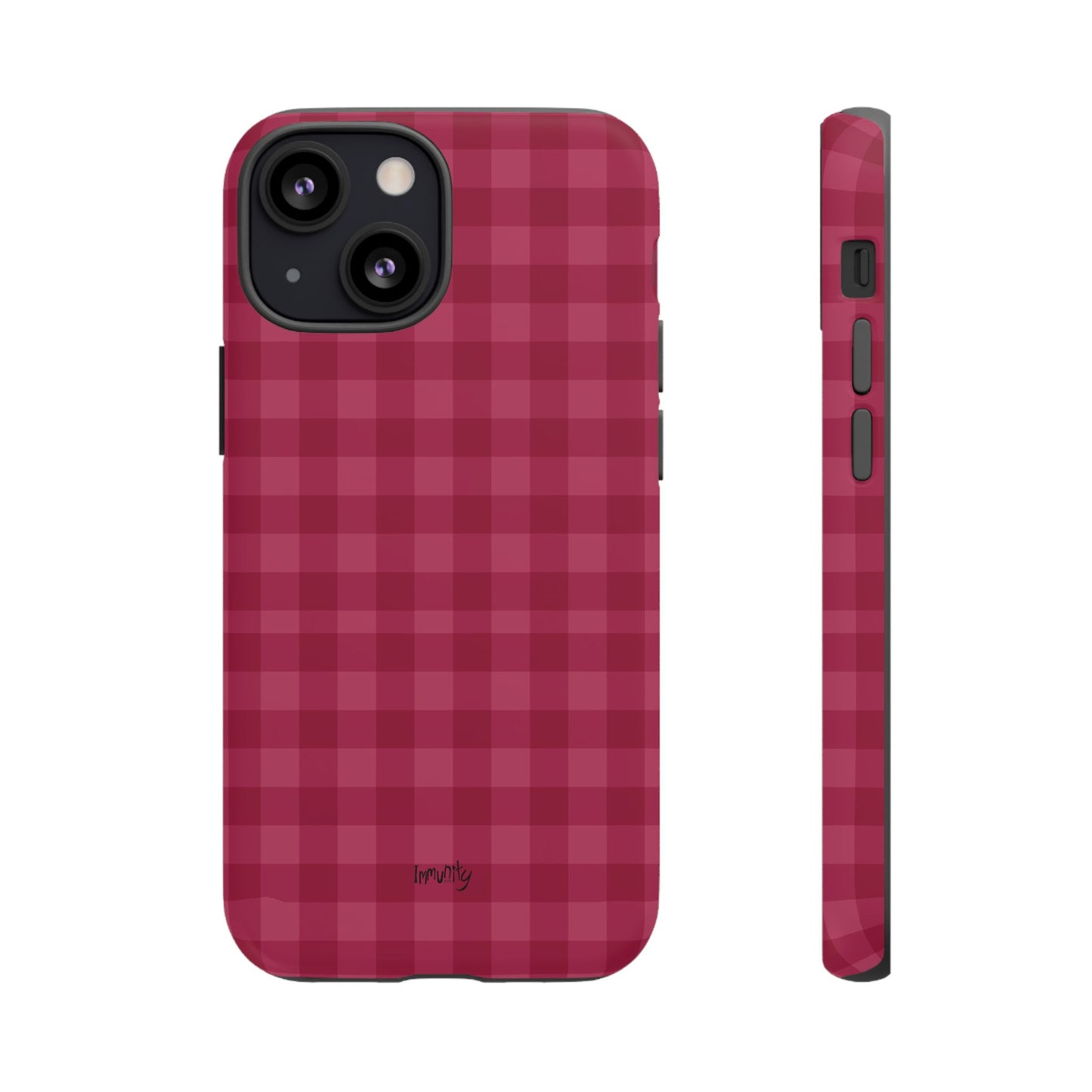 Pomegranate Gingam Phone Case