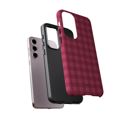 Pomegranate Gingam Phone Case