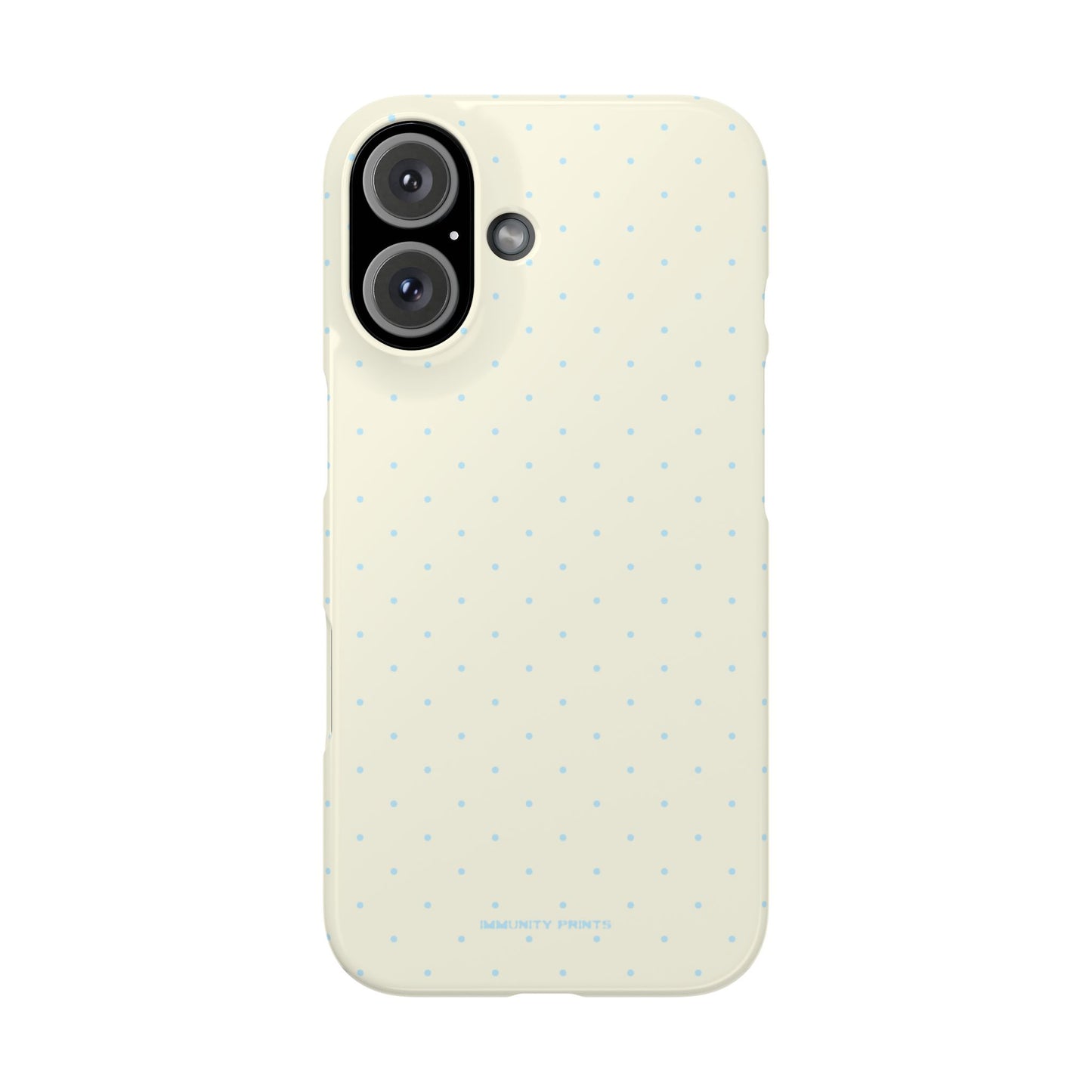 Mini Polka Dot (Blue) Snap Phone Case