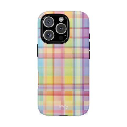 Rainbow Gingham Phone Case