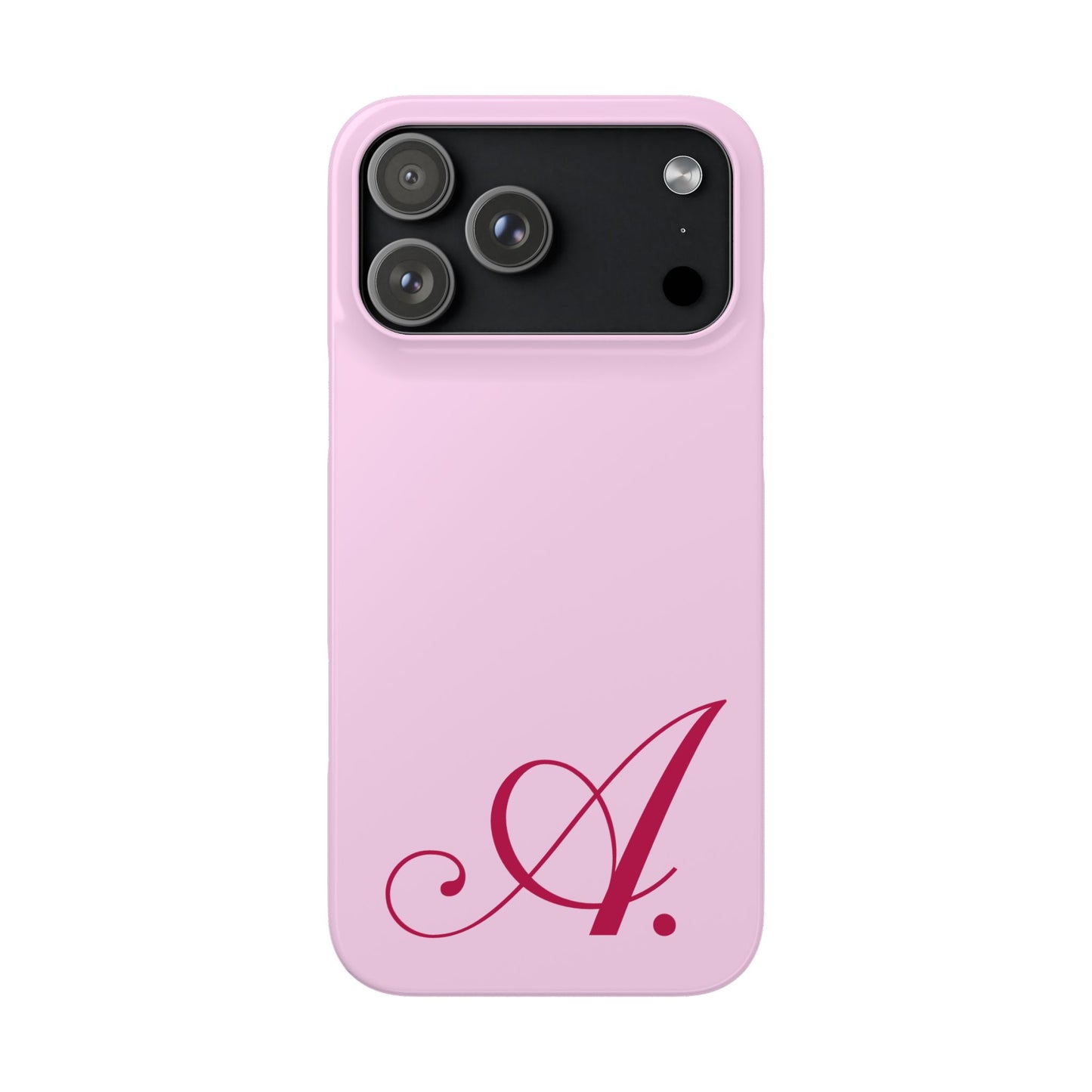 Initial (Pink) Snap Phone Case