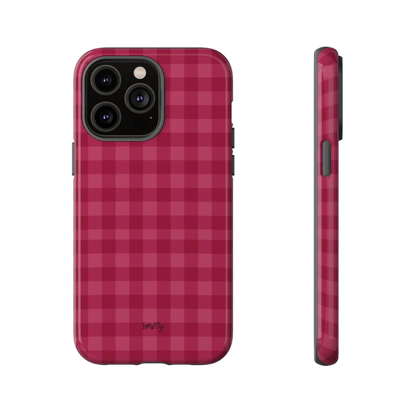 Pomegranate Gingam Phone Case