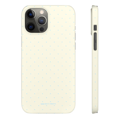 Mini Polka Dot (Blue) Snap Phone Case