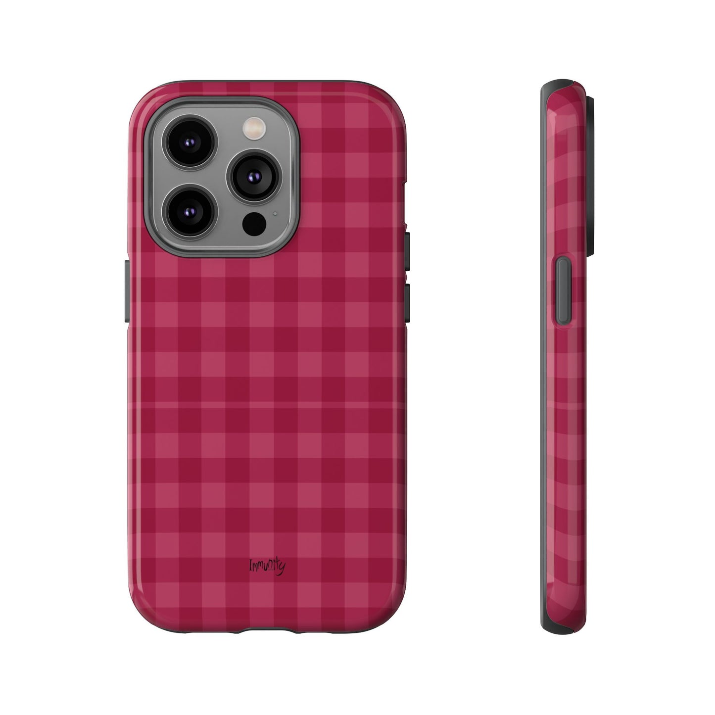 Pomegranate Gingam Phone Case