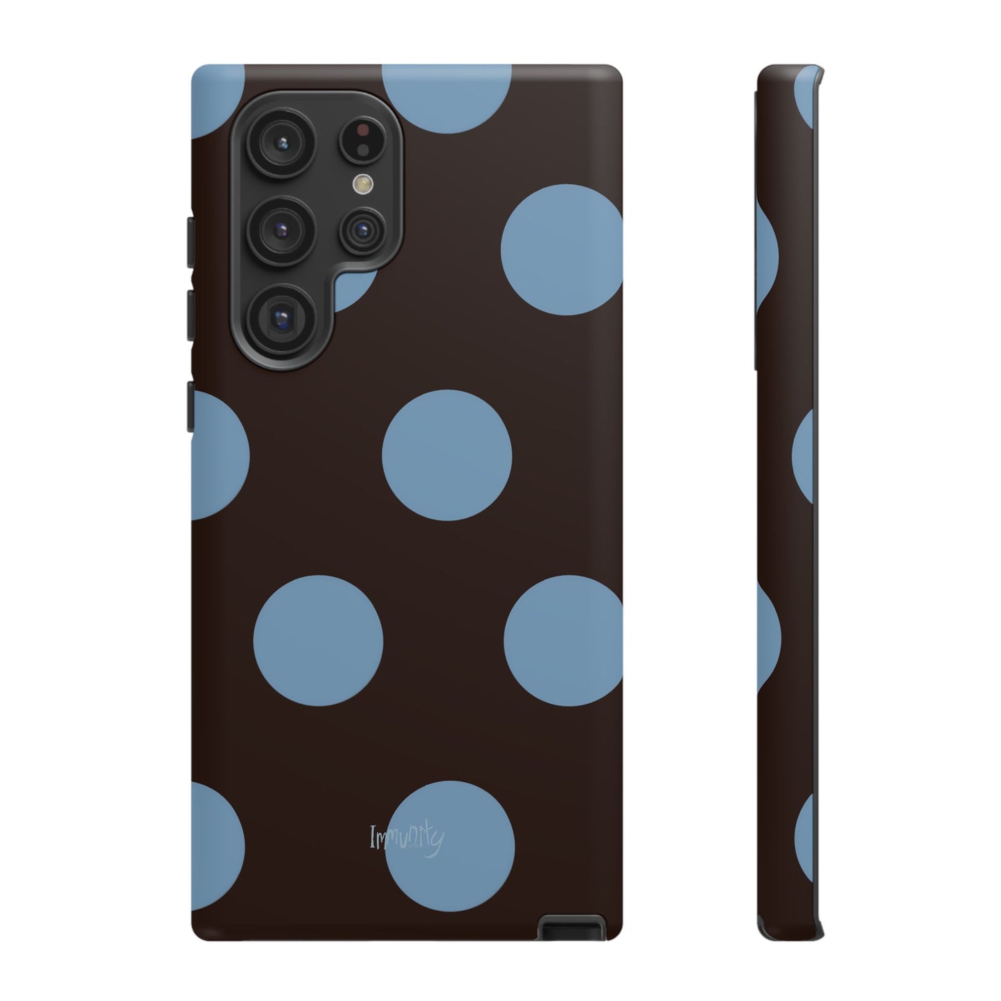 Big Blue Polka Dot Phone Case