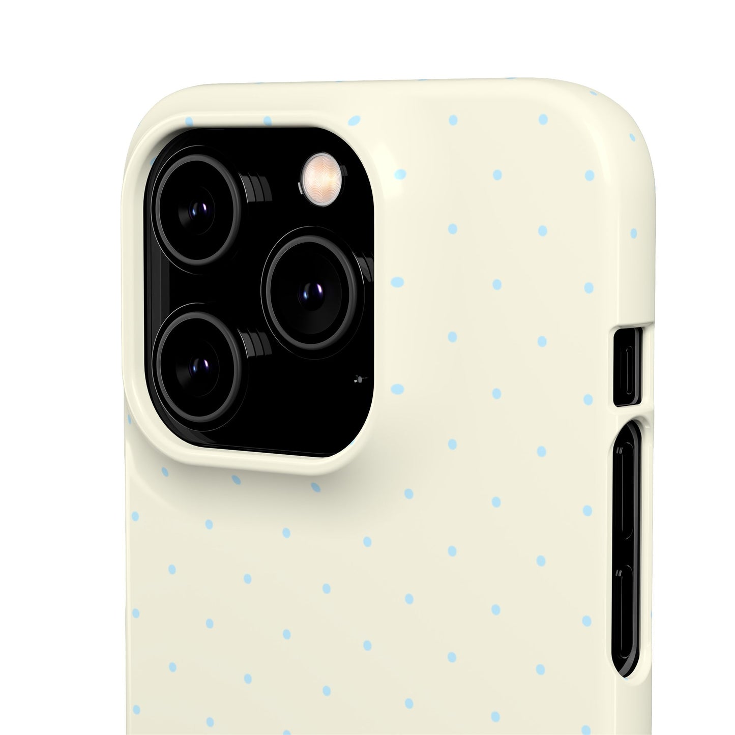 Mini Polka Dot (Blue) Snap Phone Case