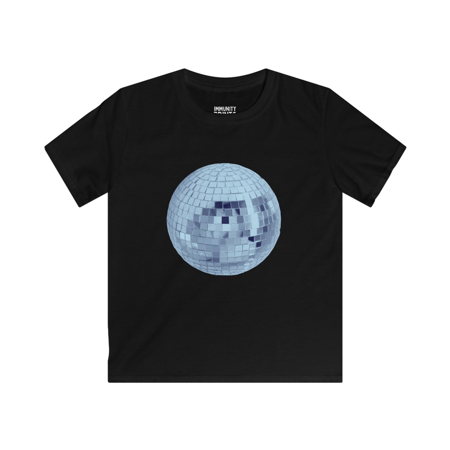 Blue Mirrorball Baby Tee