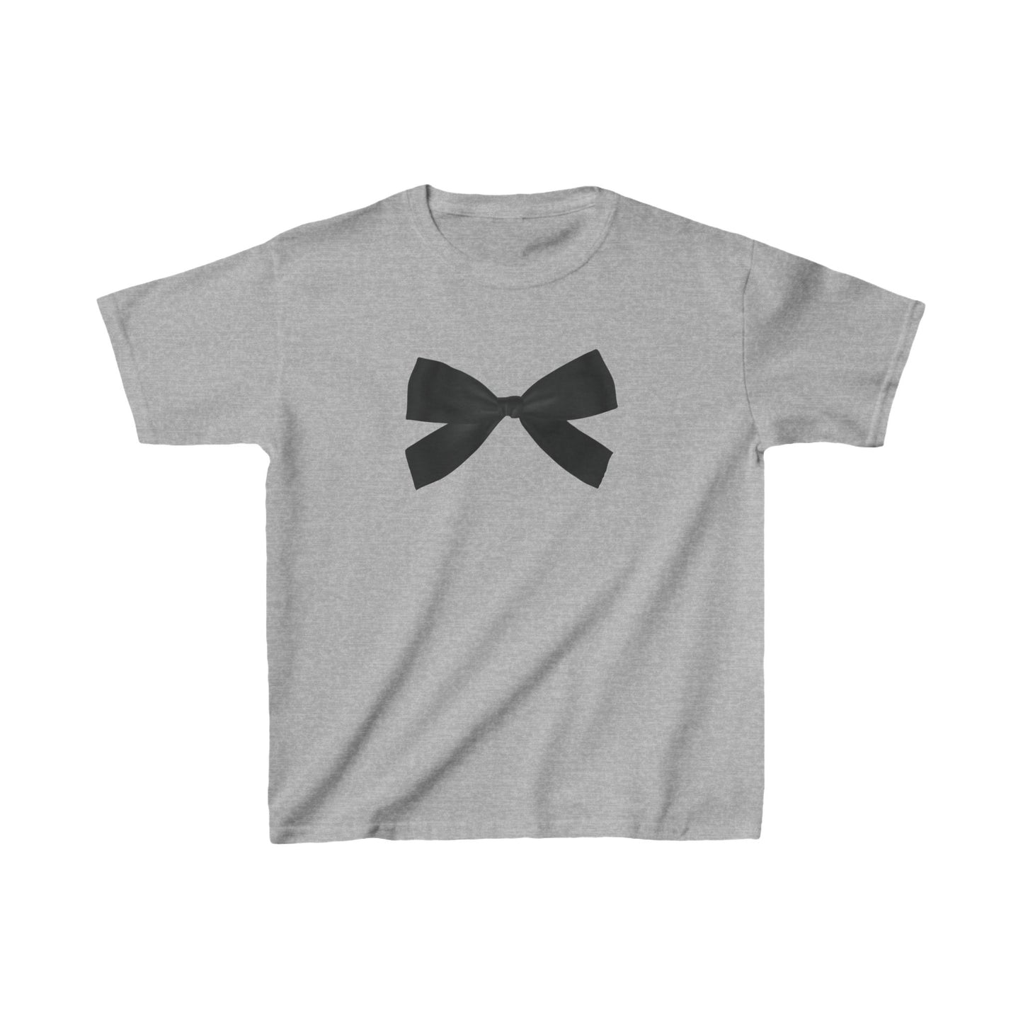 Black Bow Boxy Tee