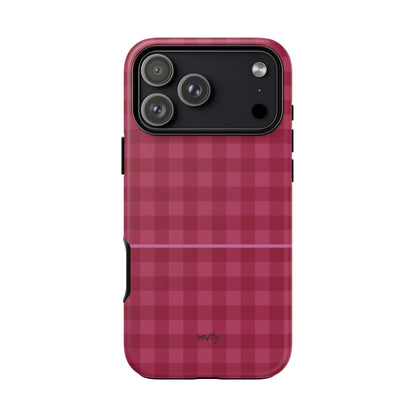 Pomegranate Gingam Phone Case