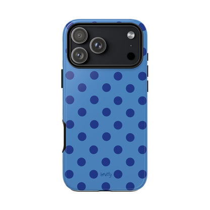Blue Polka Dot Phone Case