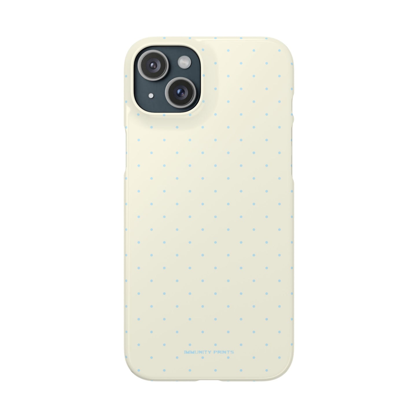Mini Polka Dot (Blue) Snap Phone Case