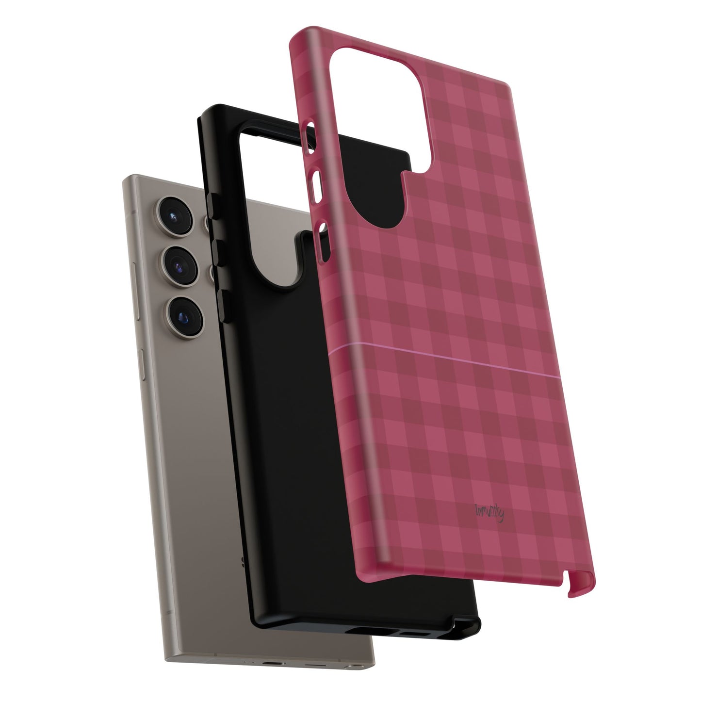 Pomegranate Gingam Phone Case