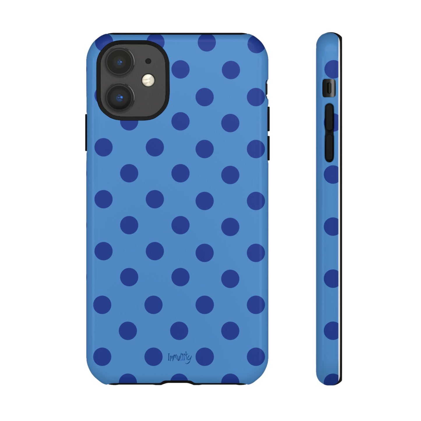 Blue Polka Dot Phone Case