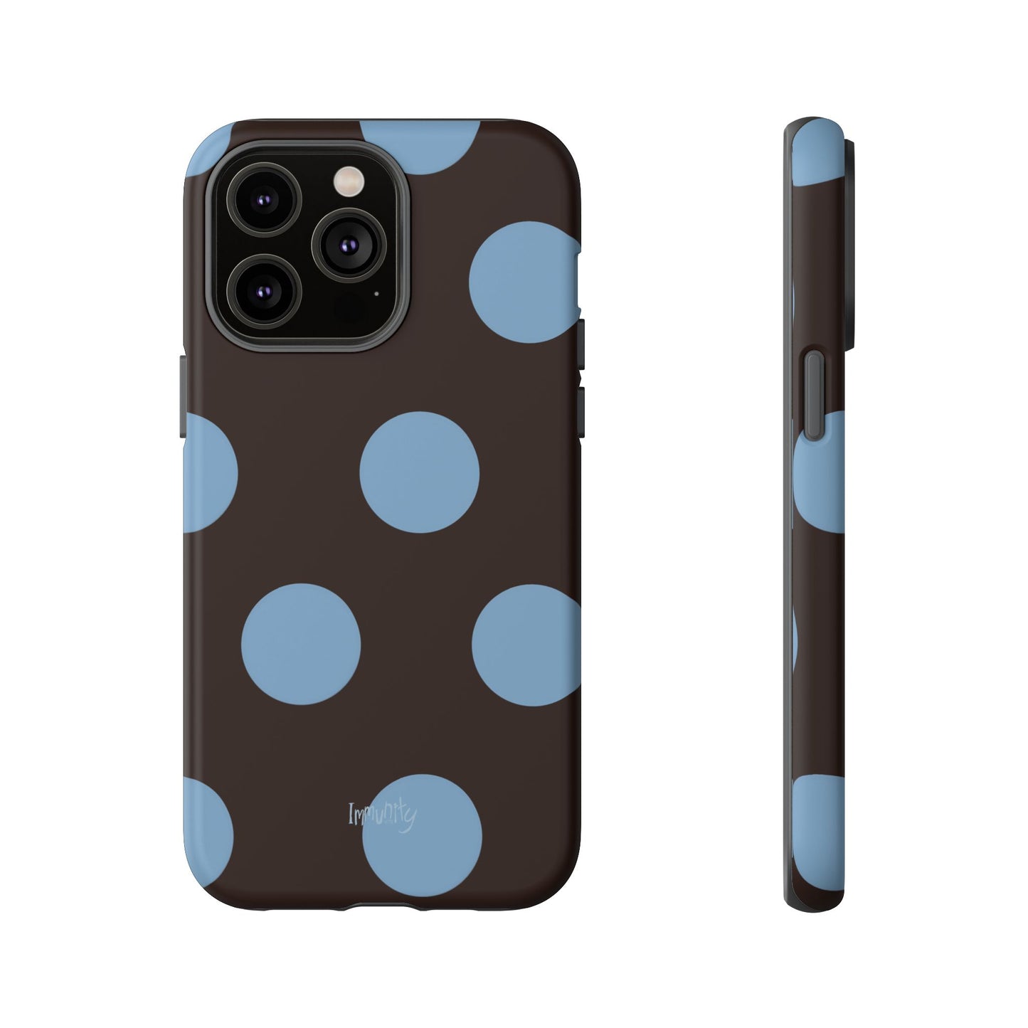 Big Blue Polka Dot Phone Case