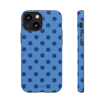 Blue Polka Dot Phone Case