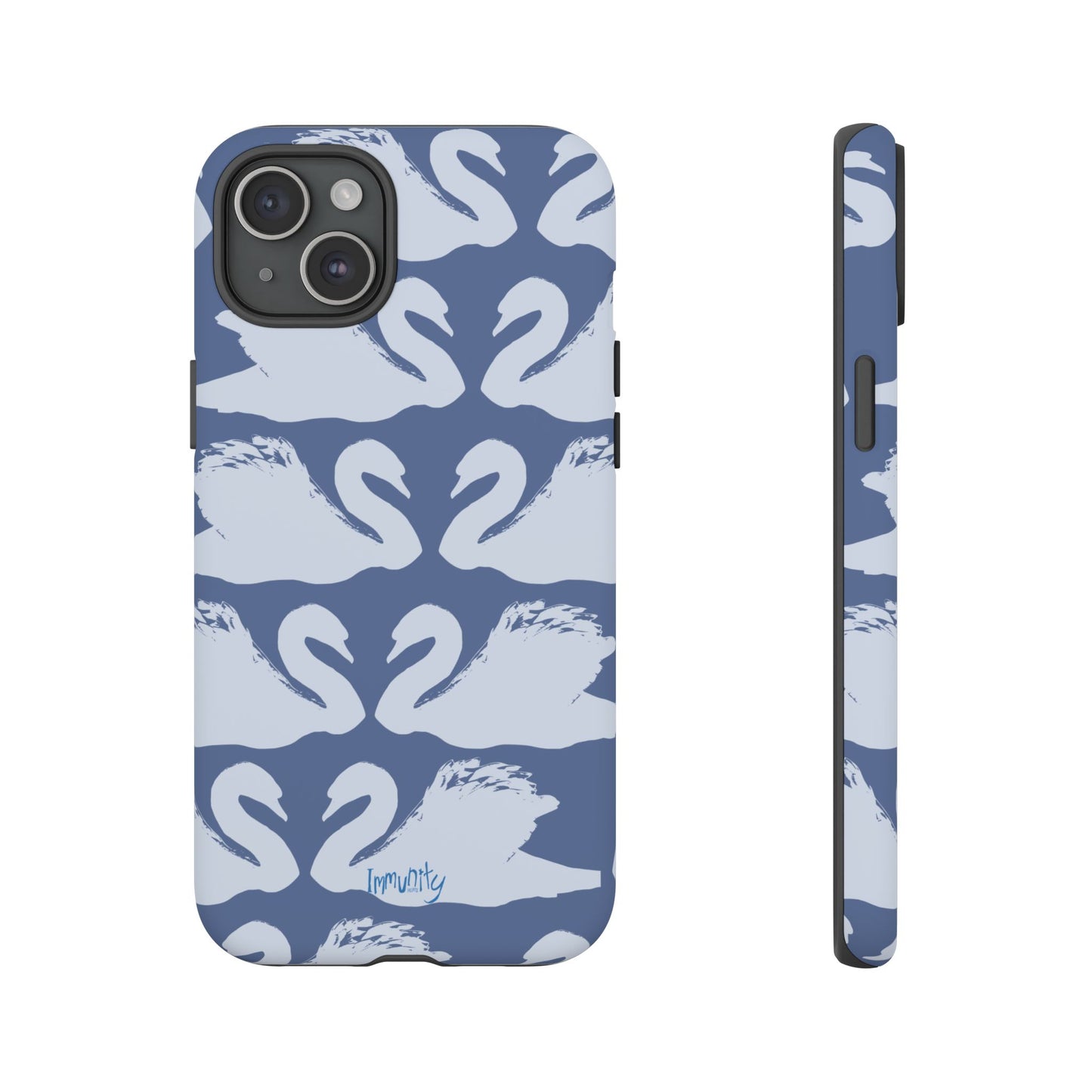 Swan Hearts Phone Case