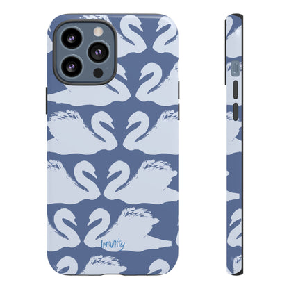 Swan Hearts Phone Case