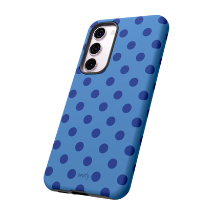 Blue Polka Dot Phone Case
