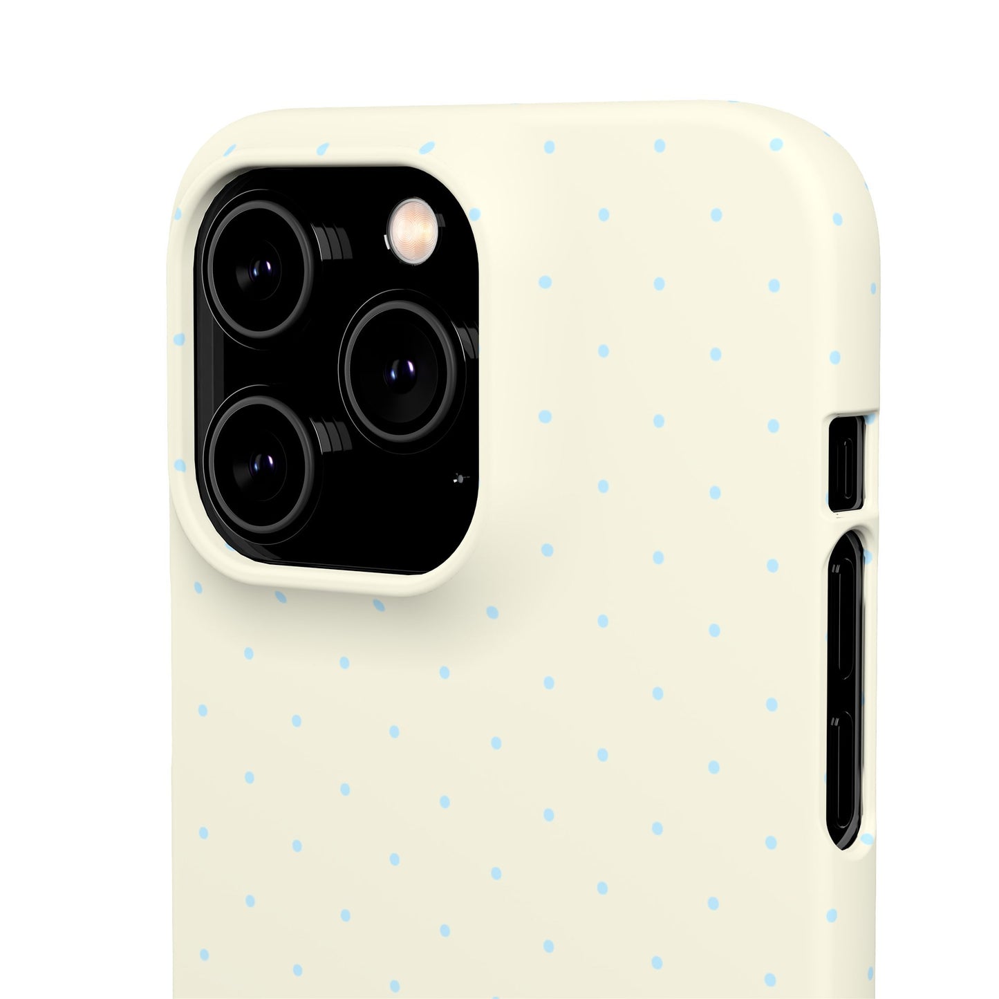 Mini Polka Dot (Blue) Snap Phone Case
