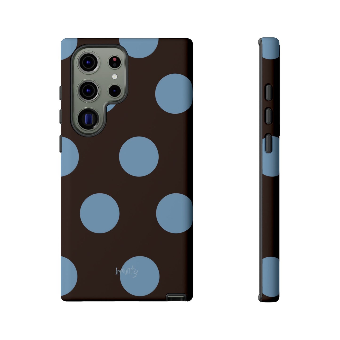 Big Blue Polka Dot Phone Case