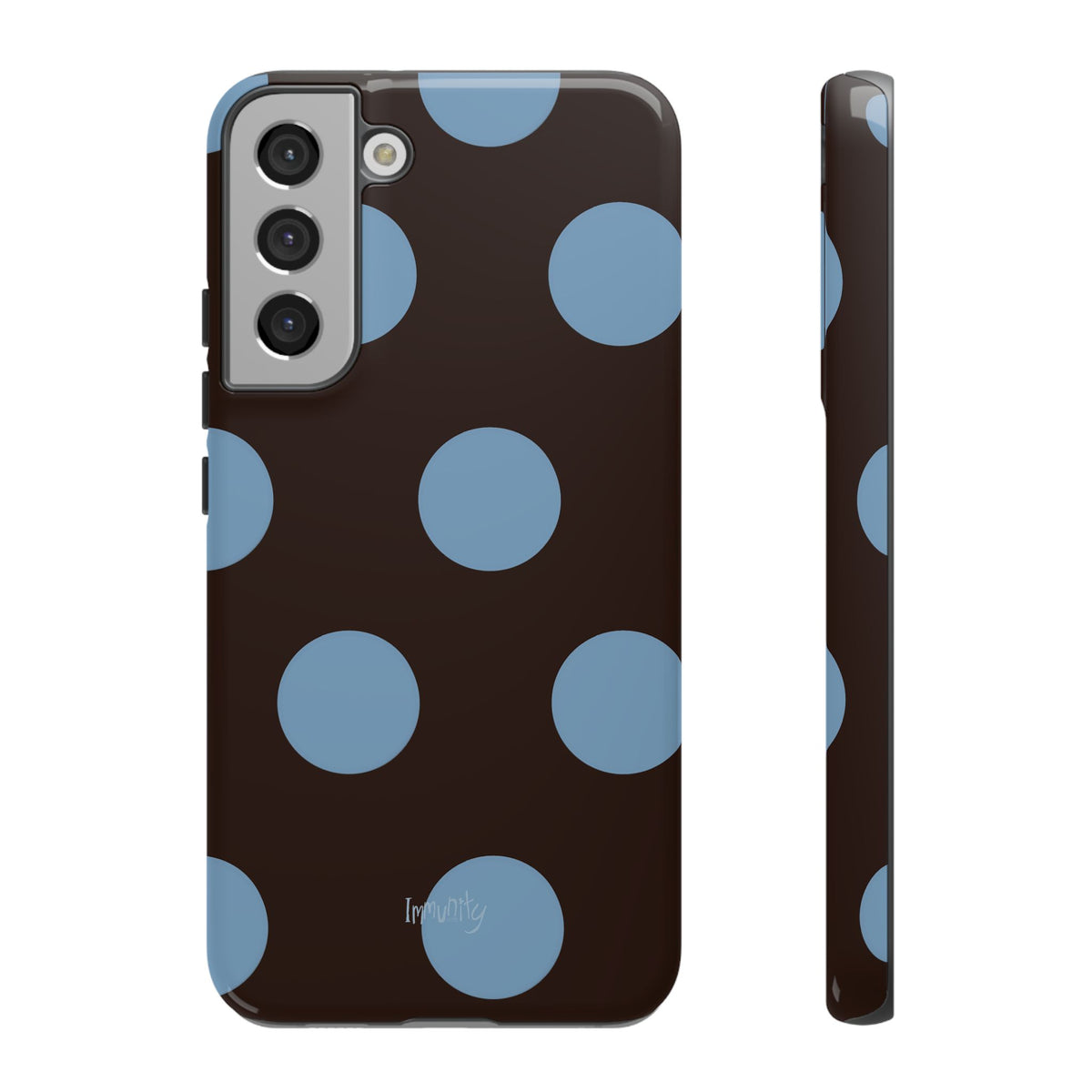 Big Blue Polka Dot Phone Case