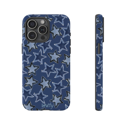 Denim Star Phone Case