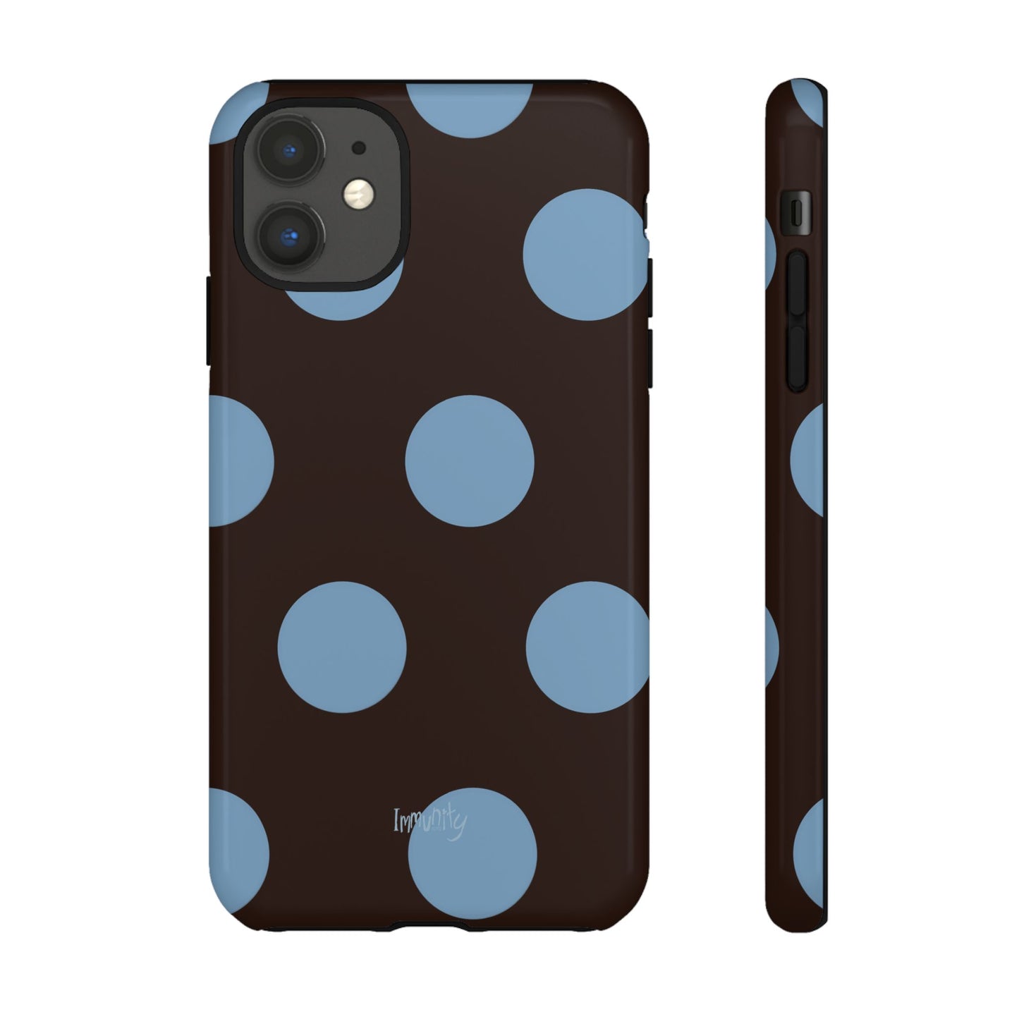 Big Blue Polka Dot Phone Case
