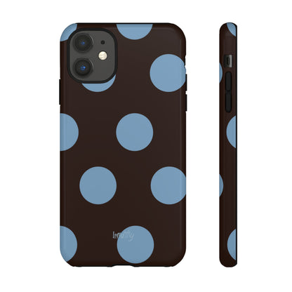 Big Blue Polka Dot Phone Case