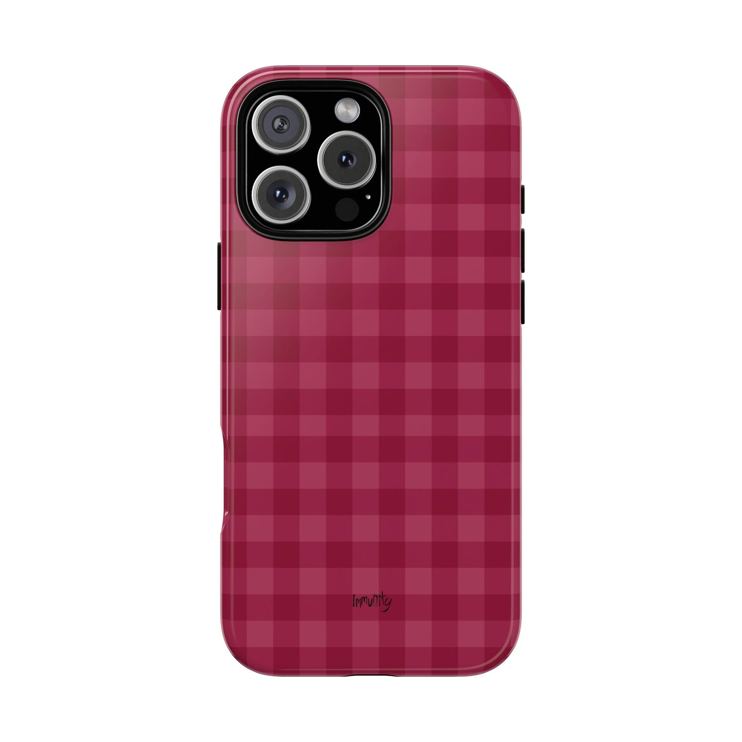 Pomegranate Gingam Phone Case