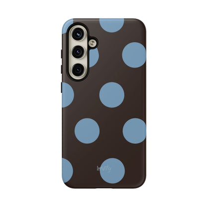 Big Blue Polka Dot Phone Case