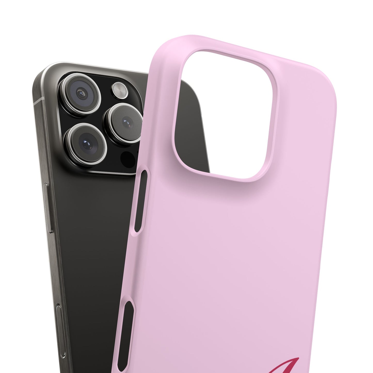 Initial (Pink) Snap Phone Case
