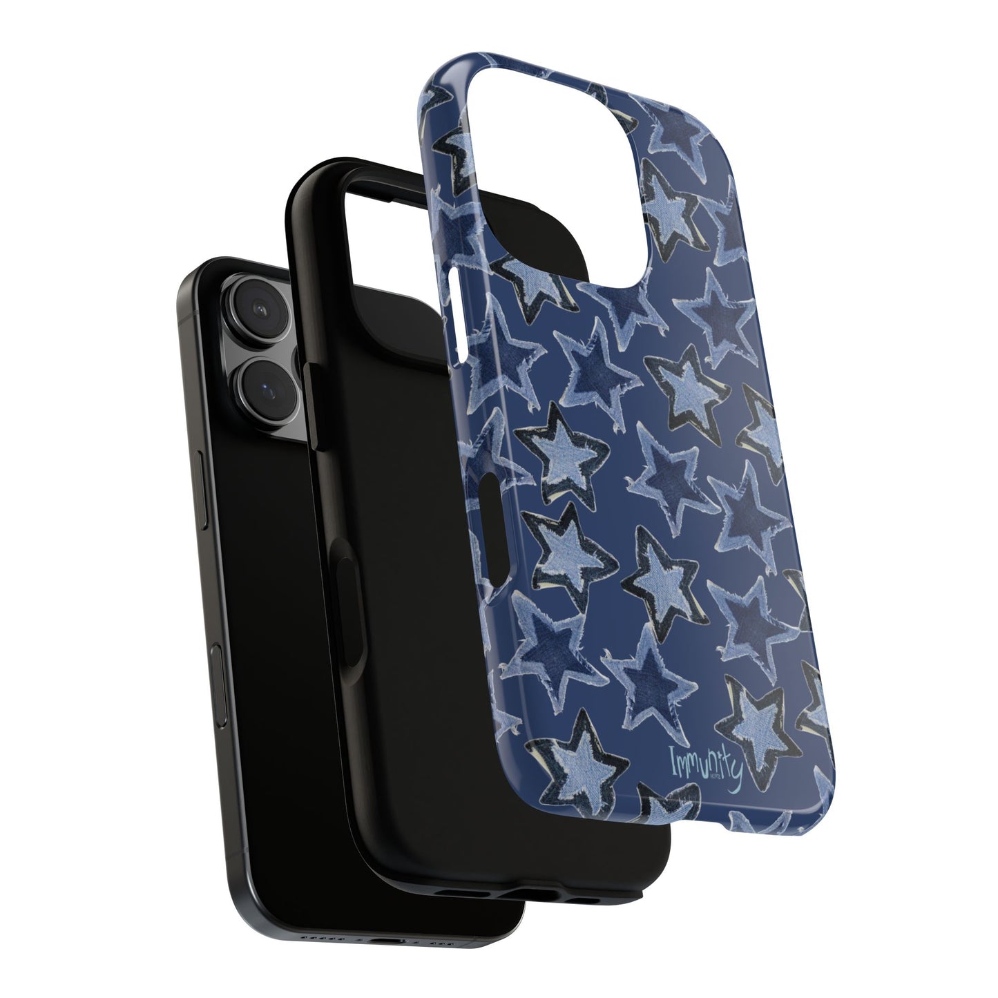Denim Star Phone Case