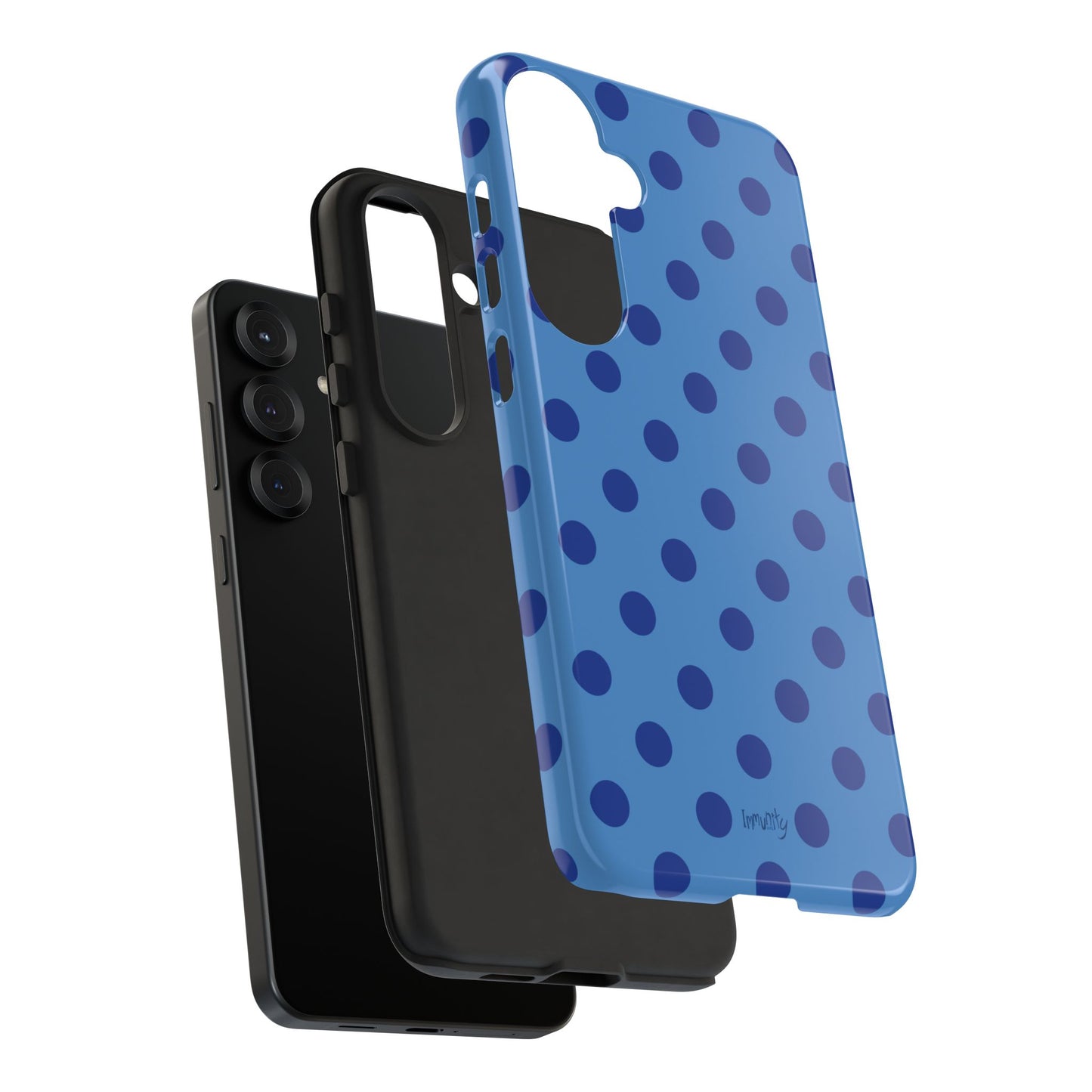 Blue Polka Dot Phone Case