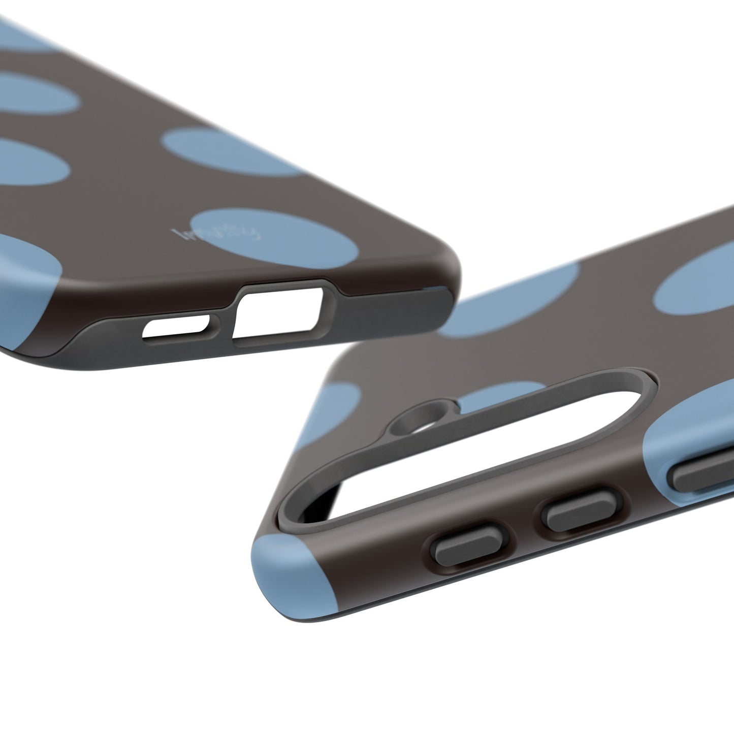 Big Blue Polka Dot Phone Case