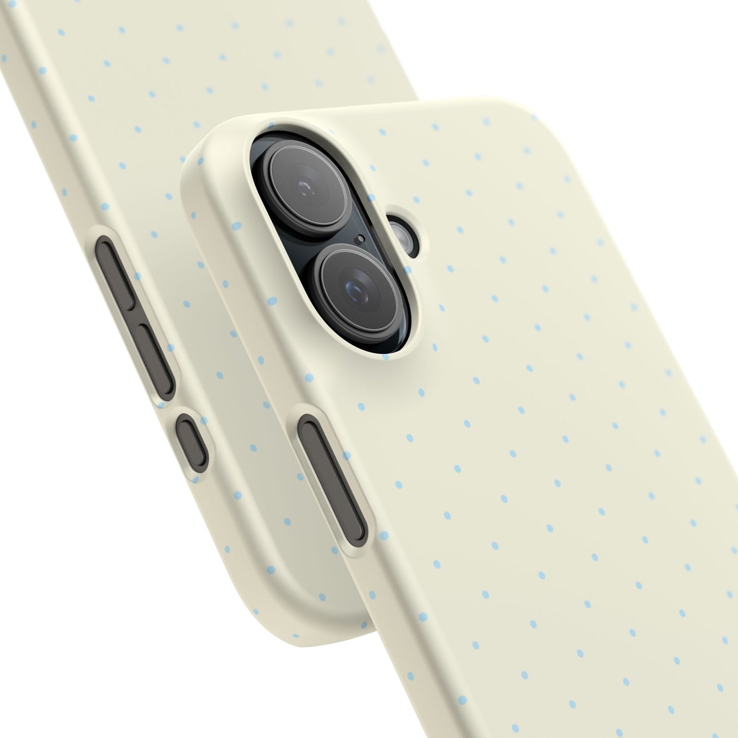 Mini Polka Dot (Blue) Snap Phone Case