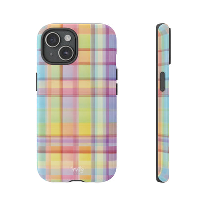 Rainbow Gingham Phone Case