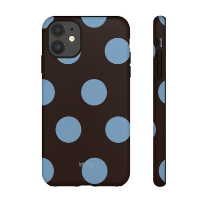 Big Blue Polka Dot Phone Case