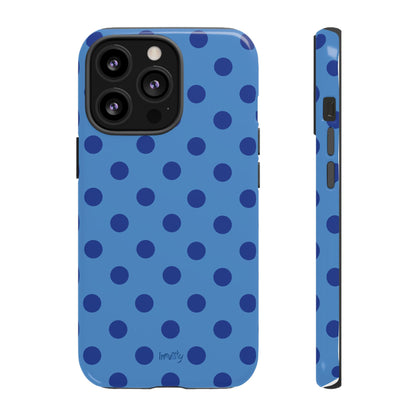 Blue Polka Dot Phone Case