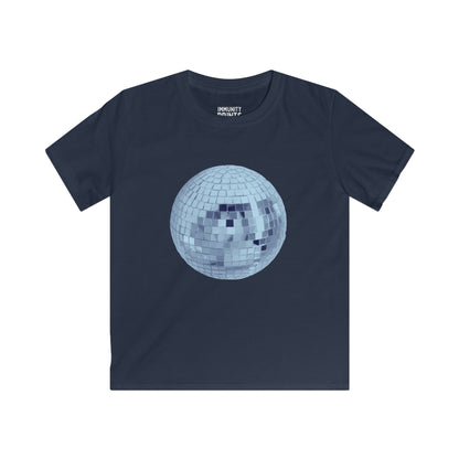 Blue Mirrorball Baby Tee